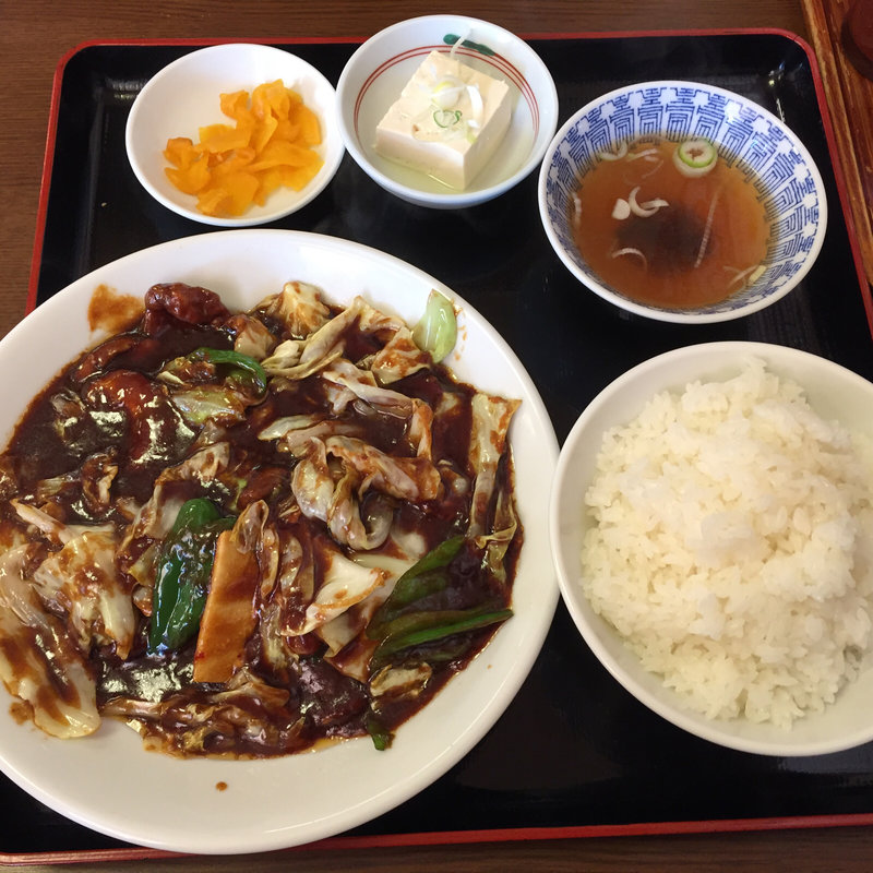回鍋肉定食(惠伊登)