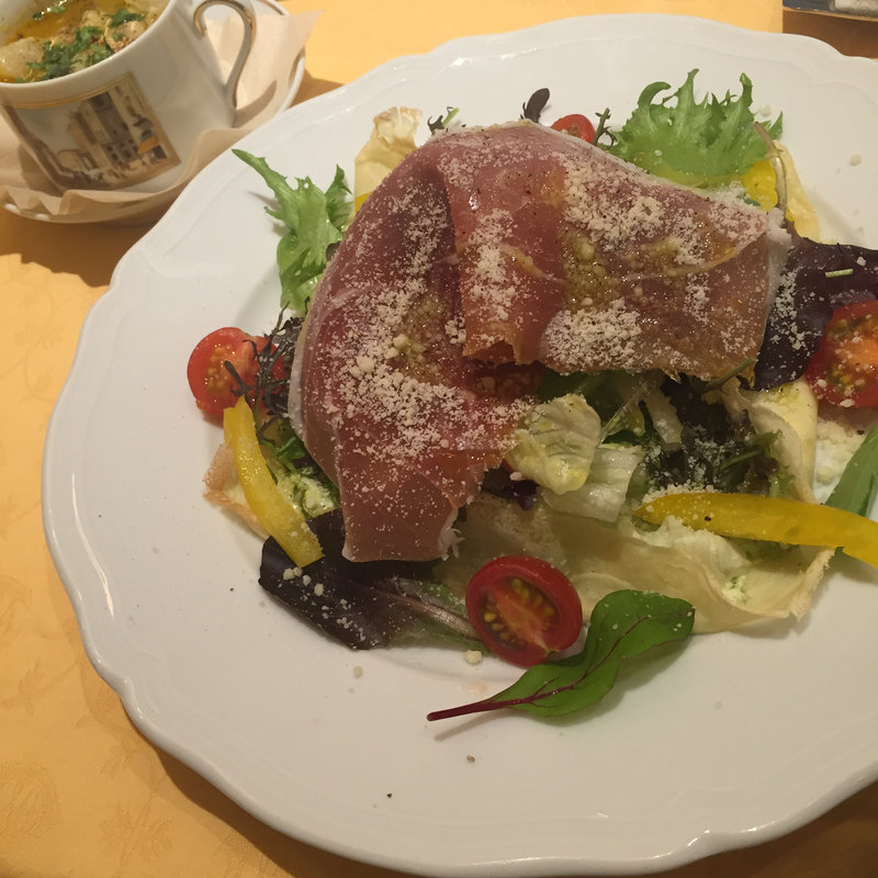 クレープ ハムとサラダ(カフェ コヴァ)