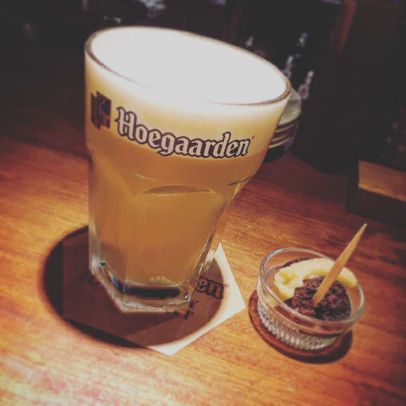 ヒューガルデン・ホワイト(eL MamBo 茅ヶ崎〜スペイン料理とワイン〜)