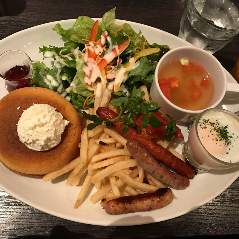 パンケーキ&エッグスラットプレート(ミクロコスモス （MICROCOSMOS）)