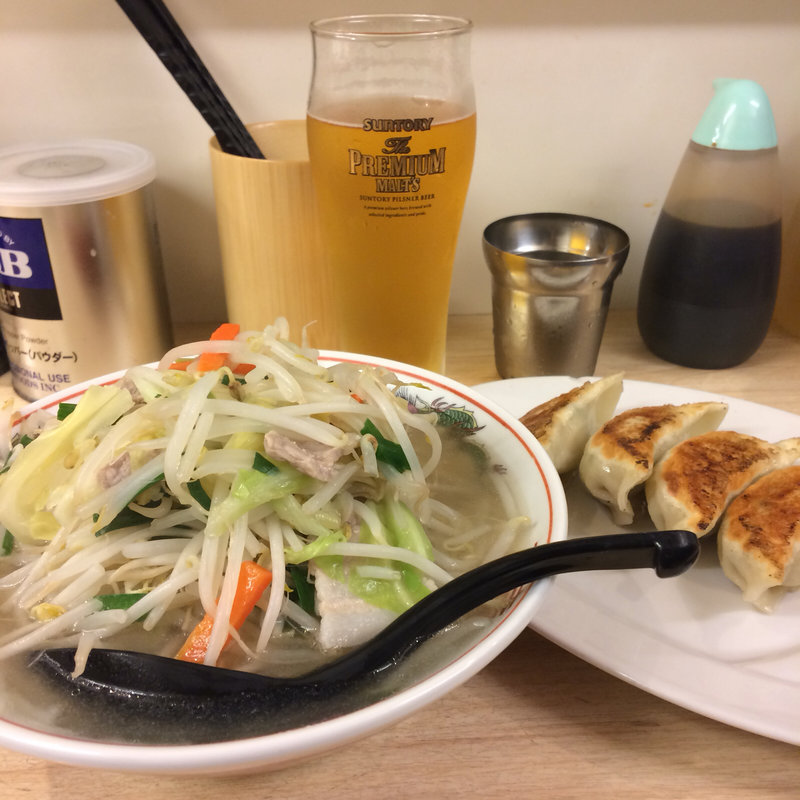 タンメンギョーザ(タンメン しゃきしゃき 錦糸町本店)