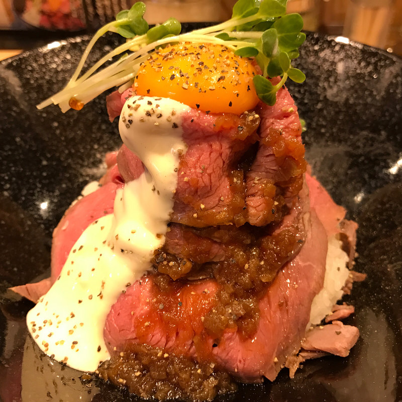 トルネードローストビーフる(ローストビーフ油そば ビースト )