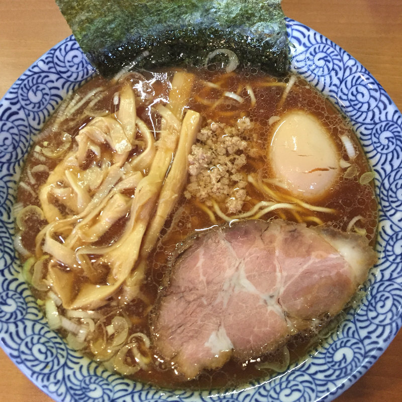 味付け玉子中華そば(中華そば ばんや)