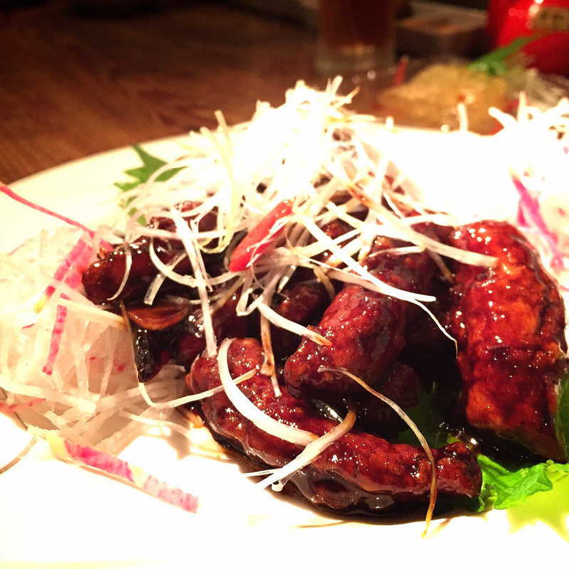 上海式 黒酢酢豚(月世界)