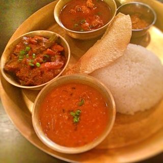 ダルバートセット(アジアンダイニング ネパール本舗)