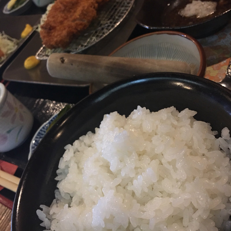 越後もち豚とんかつ定食(かま炊きめしやこめ太郎)