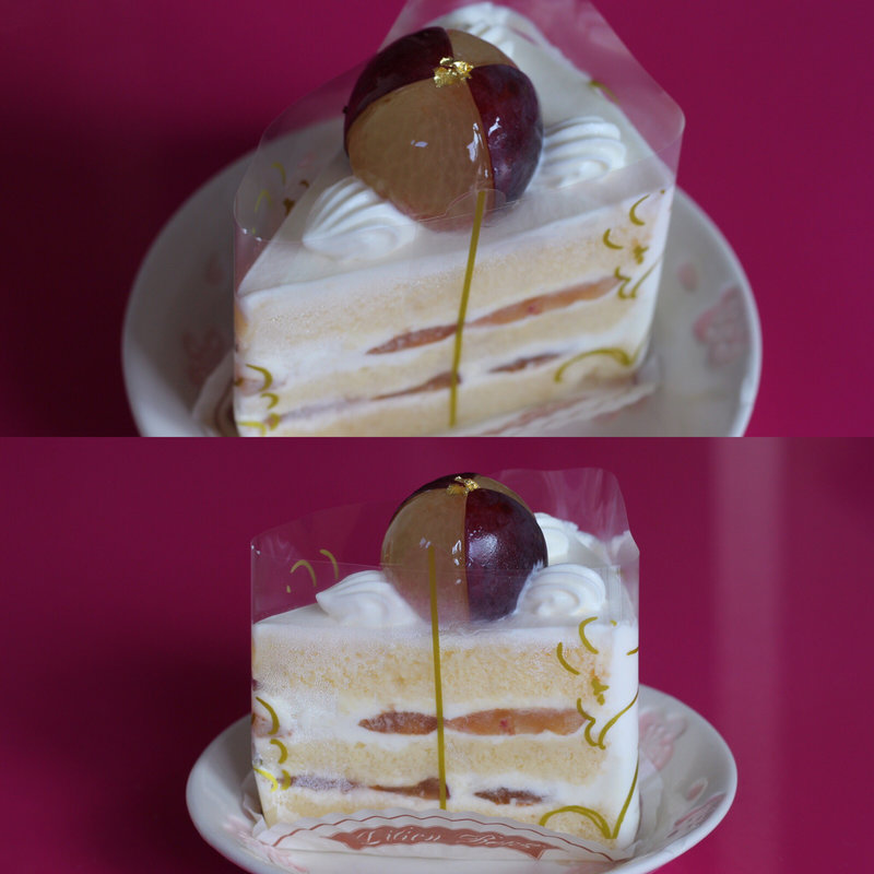 巨峰のショートケーキ(ウィーン菓子工房 リリエンベルグ)