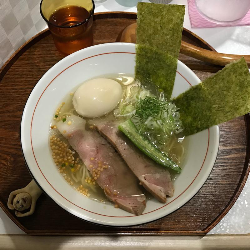 鯛だしらぁ麺 日より 藻塩(真鯛らぁ麺 日より)