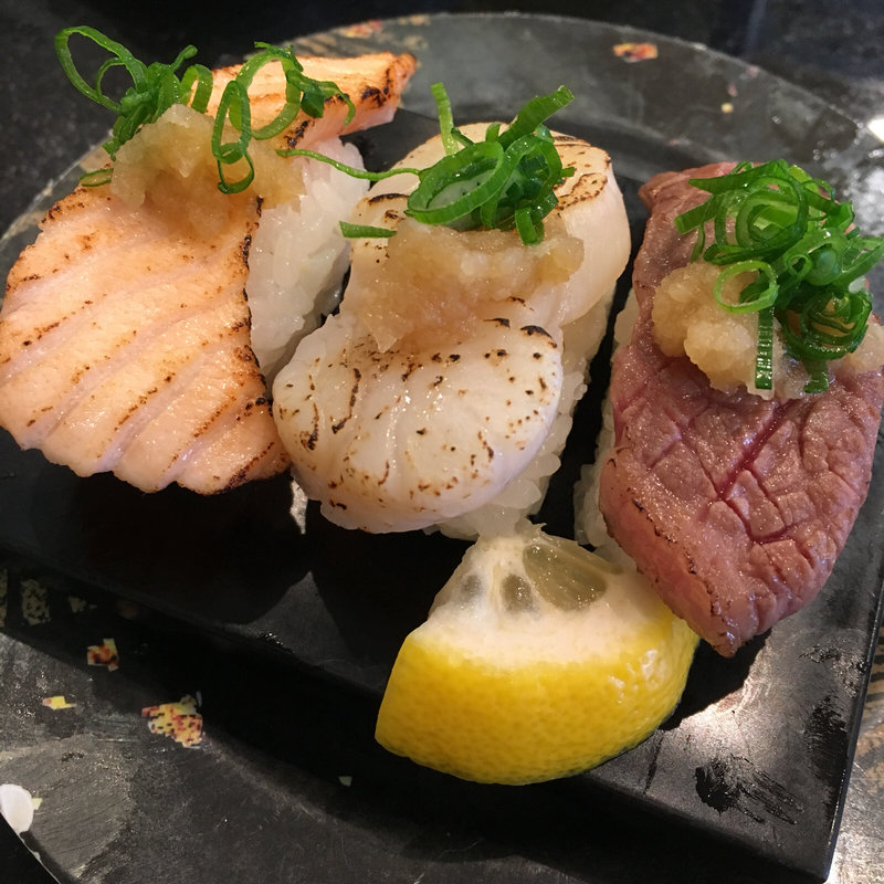 炙りセット(廻鮮 心鮨 )