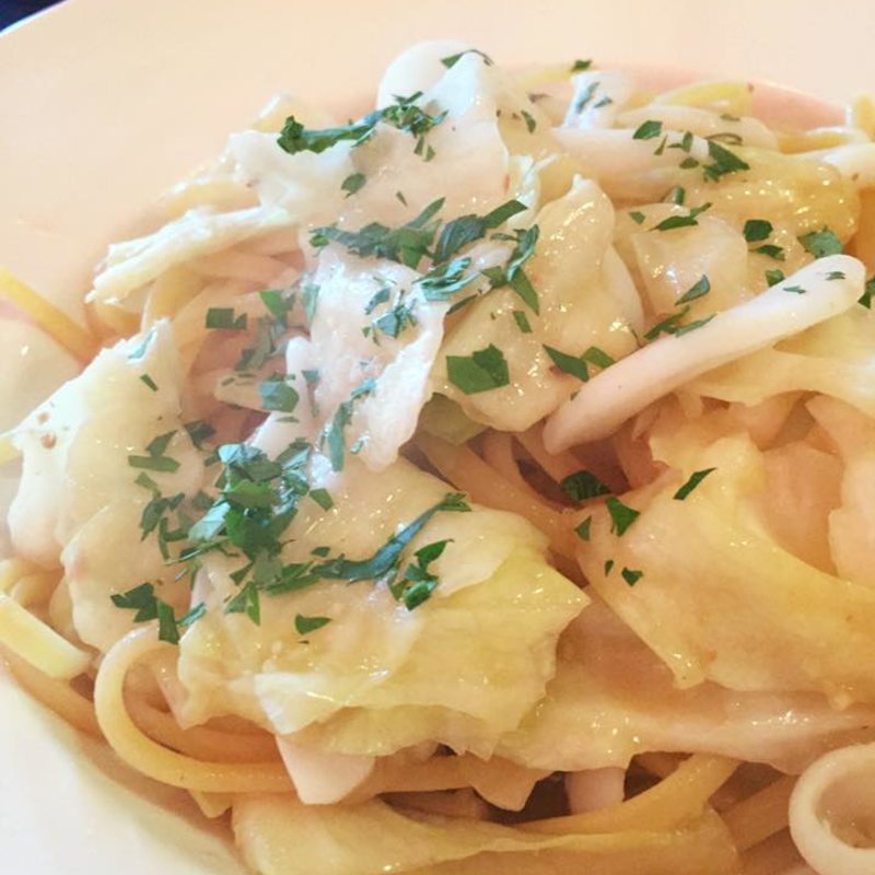 キャベツとイカのアンチョビソース(Barbaro たまプラーザ)