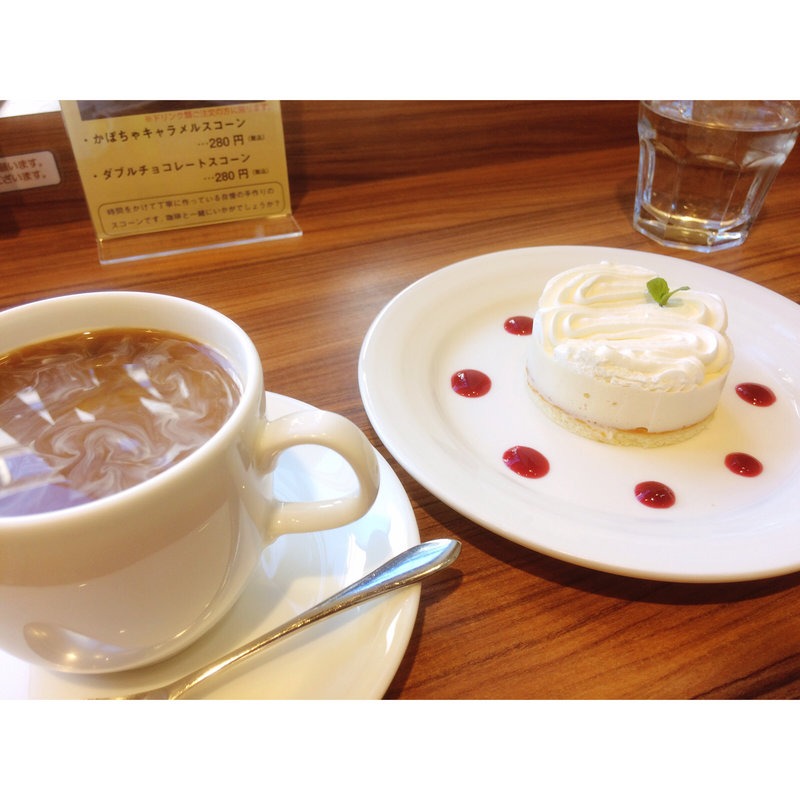 チーズケーキ(本棚珈琲 ノルテ店)