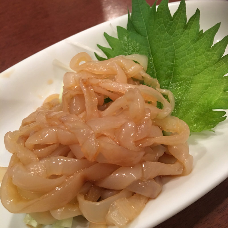 くらげの冷菜(筑紫楼 八重洲店 頂上麺)