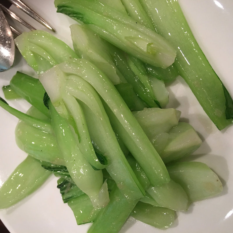 青菜の炒め物(筑紫楼 八重洲店 頂上麺)