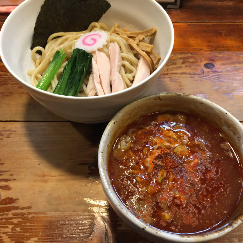辛味つけ麺(らぁめん つけめん　粋や （いなせや）)