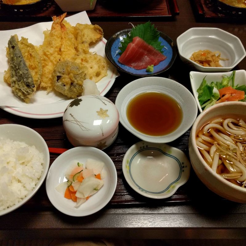 天ぷら御膳(采帆久亭)