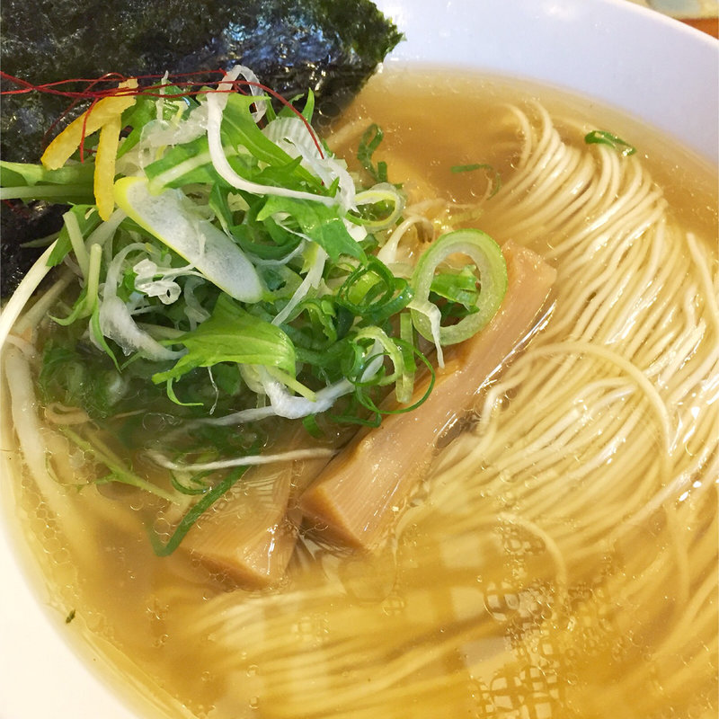 ゆずしおそば(麺や食堂)