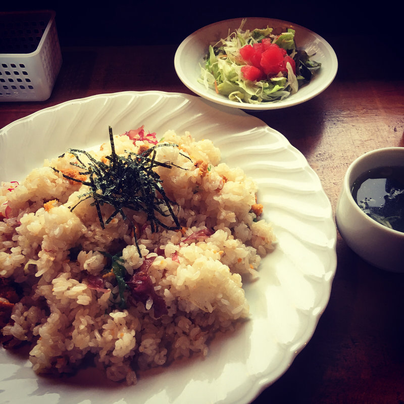 ウニと海藻のピラフ(レストラン 木木)