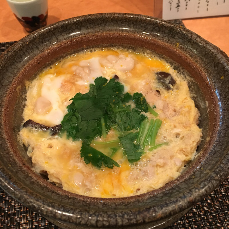 鯛の子とたら白子の卵とじ(いわ月 （イワヅキ）)