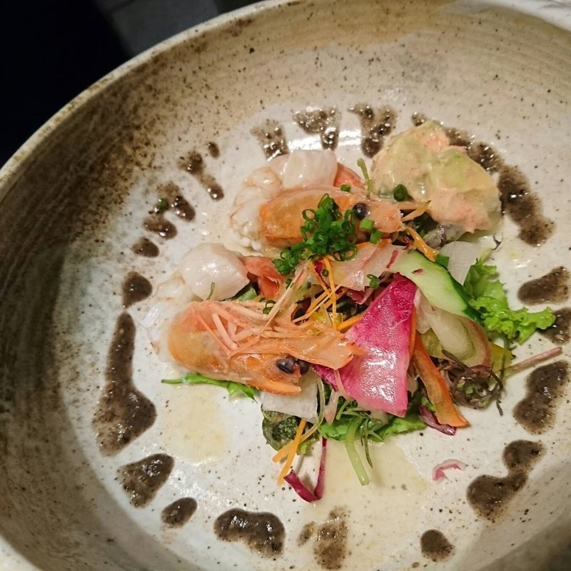 18種類の欲張りサラダ(海栗屋　 下北沢店 )