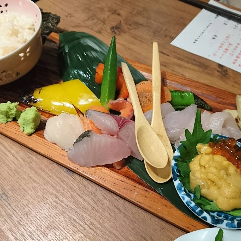 雲丹の手巻き寿司セット(海栗屋　 下北沢店 )