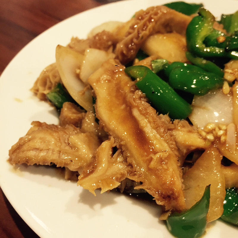 牛ハチノスと青唐辛子炒め(珍味館 )