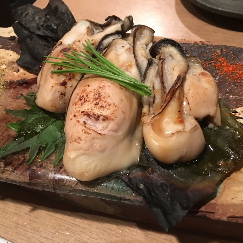 カキ昆布焼き(鮨 げん家本店)