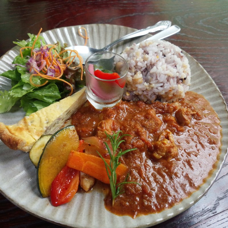 ランチセット オーガニックソースのチキンのカレー(センプレ （Semple）)