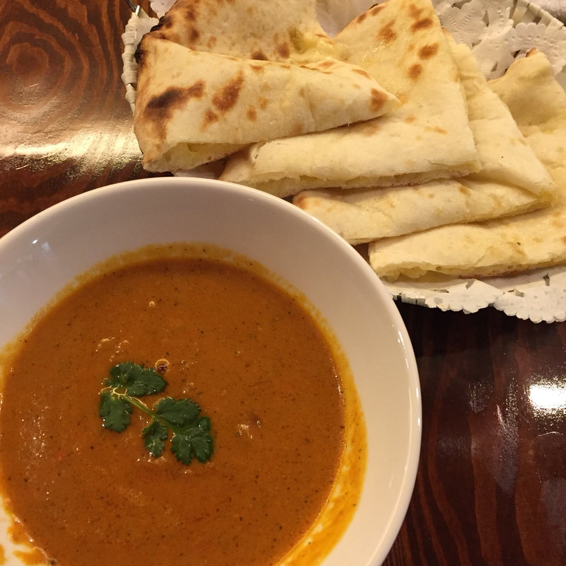 今日のカレーセット(チーズナン)(ボンベイ・インディアン・ダイニング 宇品店 （BOMBAY・Indian・Dining）)