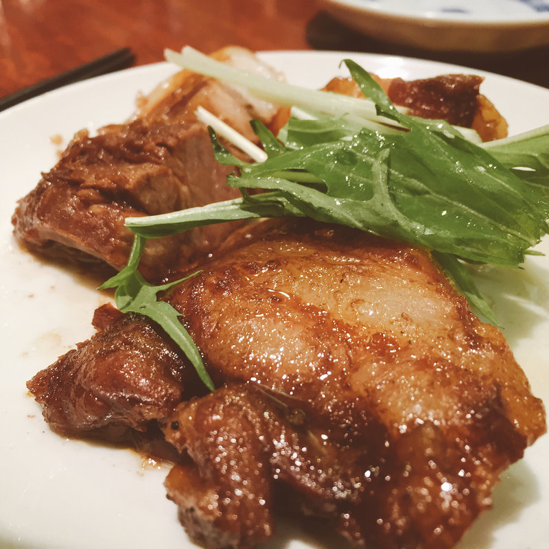 豚の角煮(餃子のハルピン)