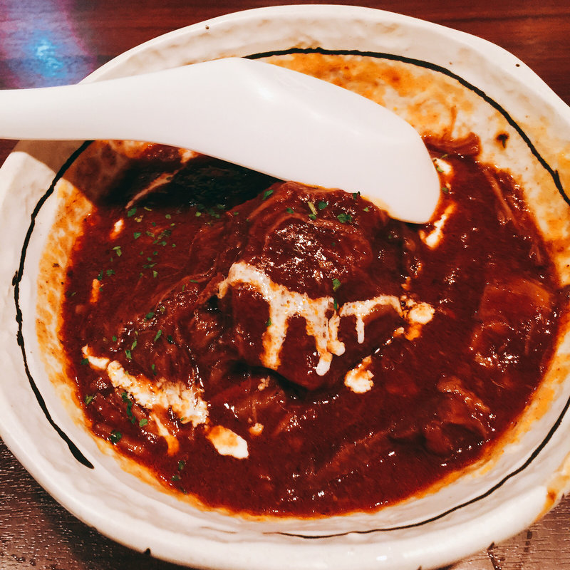 飛騨牛ビーフシチュー(炭火焼肉 皇亭)