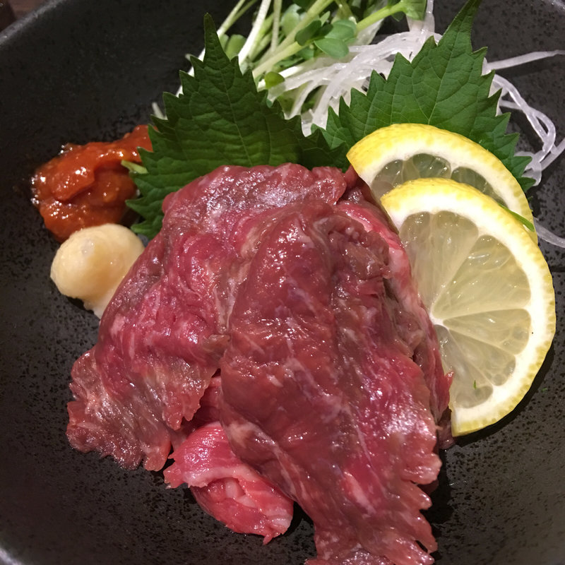 特選 馬刺し(牛タンAZABU屋)