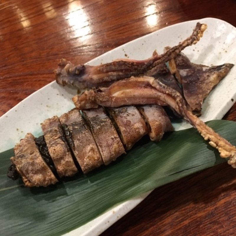 ワタ入りイカの丸干し(唐屋利久)