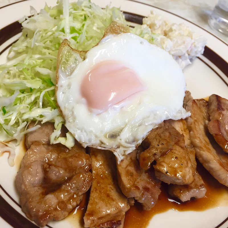 ポークソテーライス(萬金 （まんきん）)