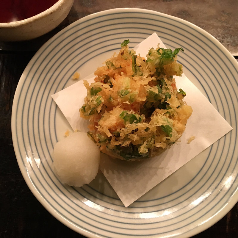 季節のかき揚げ(松玄 恵比寿)