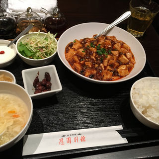 マーボー豆腐定食(隨園別館 新丸の内店)