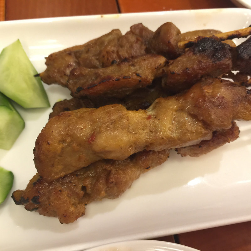 シンガポールサテー(シンガポール海南鶏飯 赤坂店 （ハイナンチーファン）)