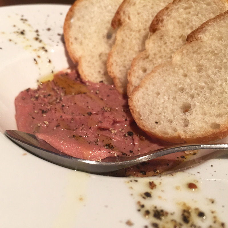 白レバームース メルバトースト添え(シブヤバル209 )