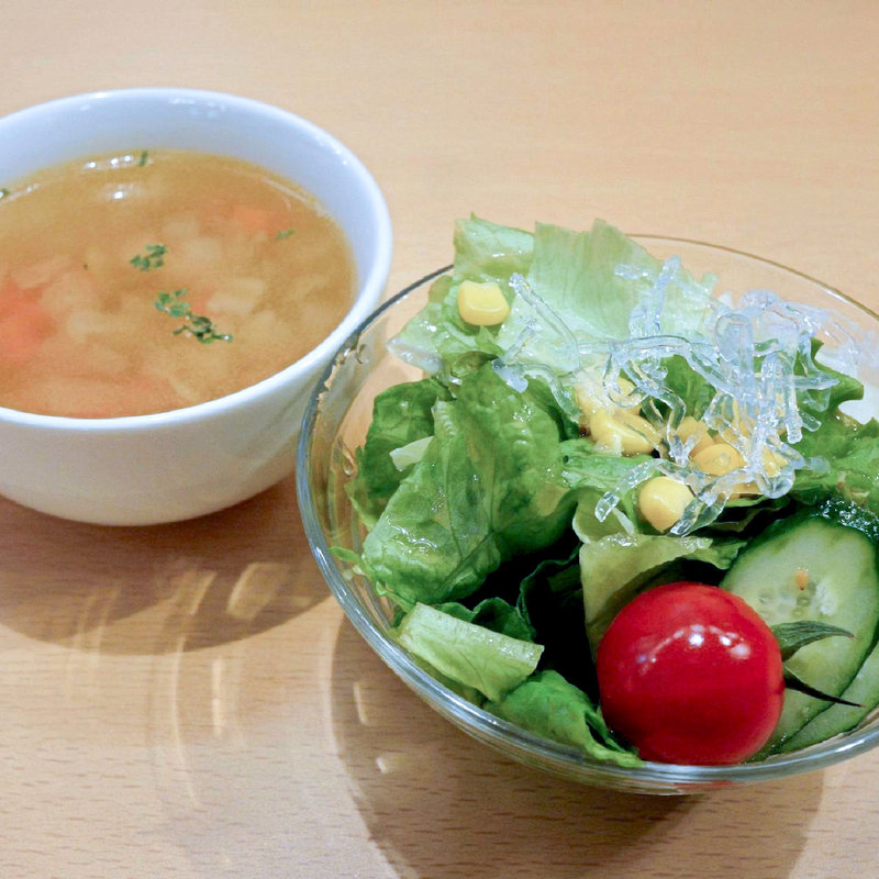 スープとサラダ(森のpizza Lodge （モリノピザ ロッジ）)