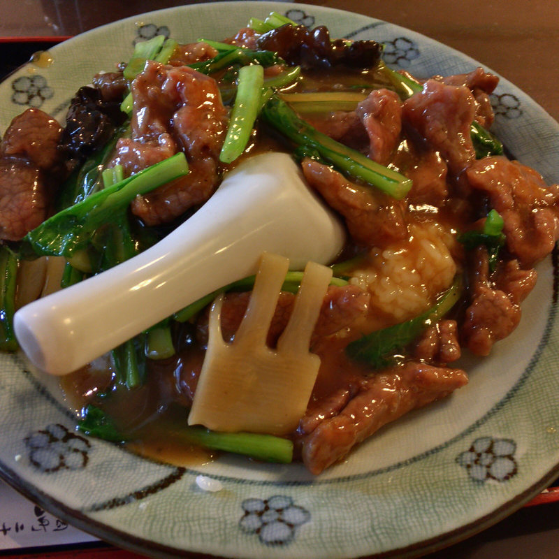 牛肉ご飯(桃林)