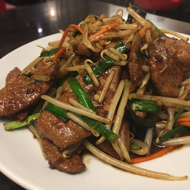 ニラレバ炒め定食(香港ロジ 原宿店)