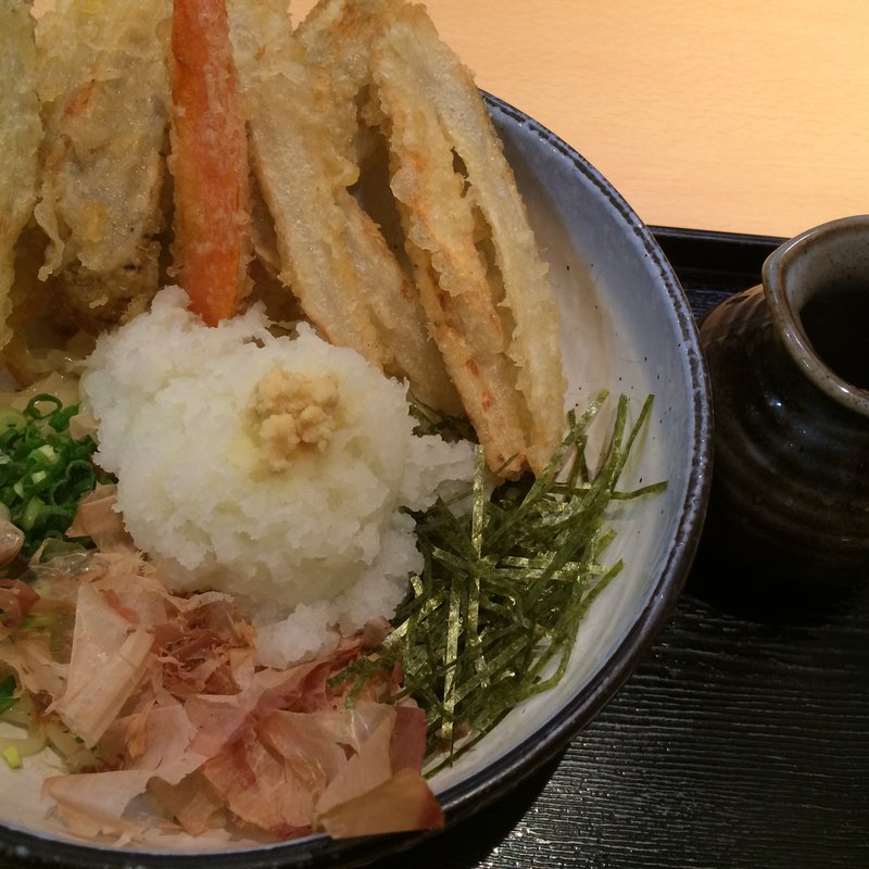 ぶっかけ（温・冷）　ごぼうおろし(豊前うどん 武膳 福岡パルコ店)