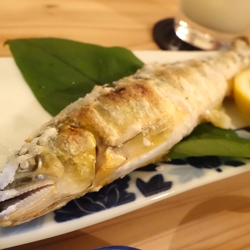 鮎の塩焼き(発酵文化応援団)