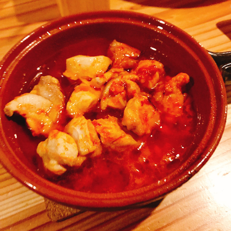 鶏脂のアヒージョ(炭焼 鶏たか （すみやきとりたか）)