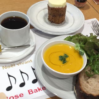 ハーフスープセット(ローズベーカリー 銀座)