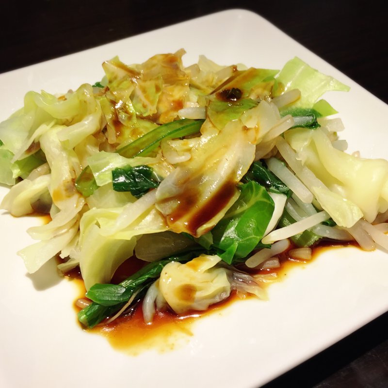 (茹で)野菜(極上豚足 釘本食堂)