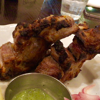 ラム・チョップ(アーンドラ・ダイニング 銀座)