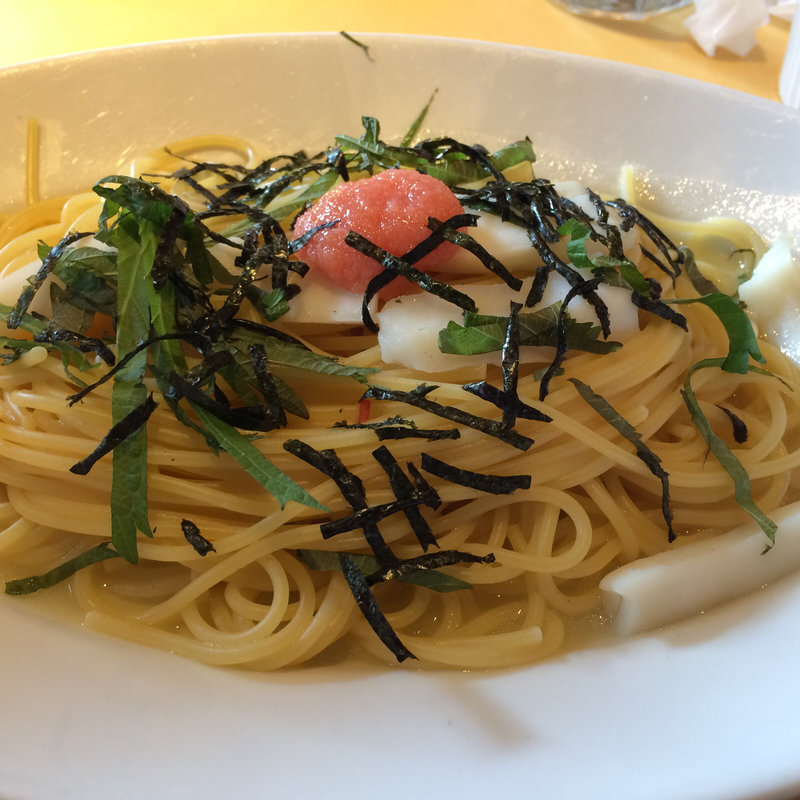 たらことイカの和風(ピアットロッソ上井草店)