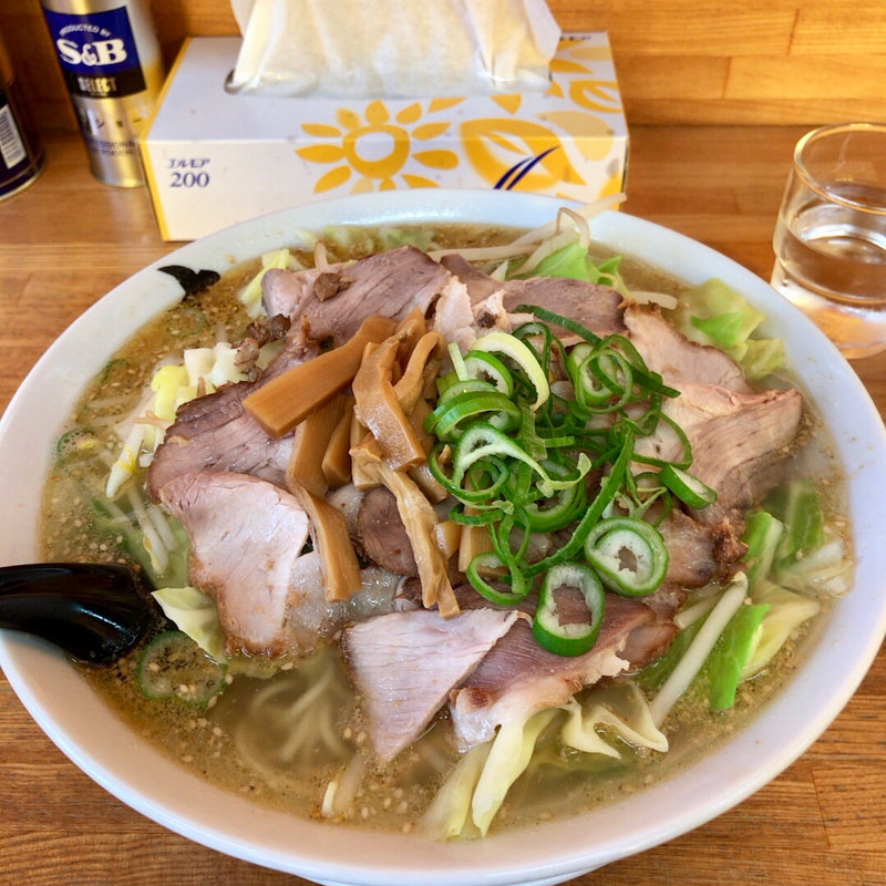 塩ラーメン大盛＋野菜(土佐屋ラーメン とさやらーめん)