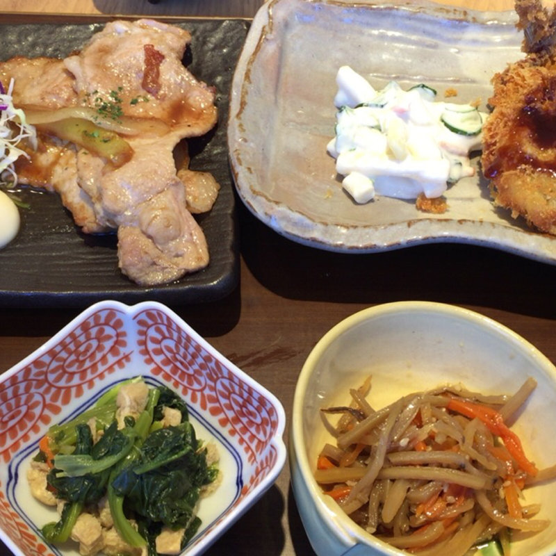 二種盛り定食(大かまど飯　寅福 )