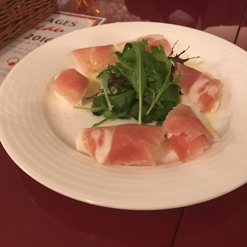 切り落とし生ハム&トッツァレラチーズ(アランチァ )